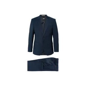 HUGO BOSS Business Suit Men's Blue