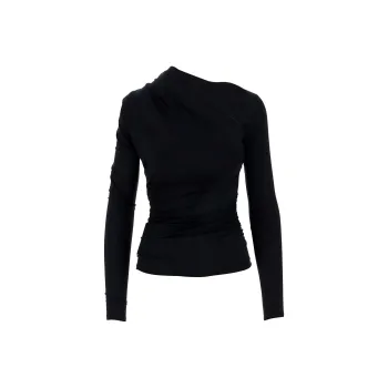 Balenciaga Long-Sleeved Stretch Top