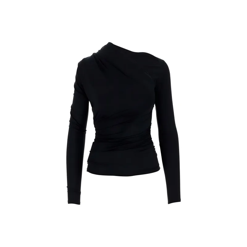 Balenciaga Long-Sleeved Stretch Top-0