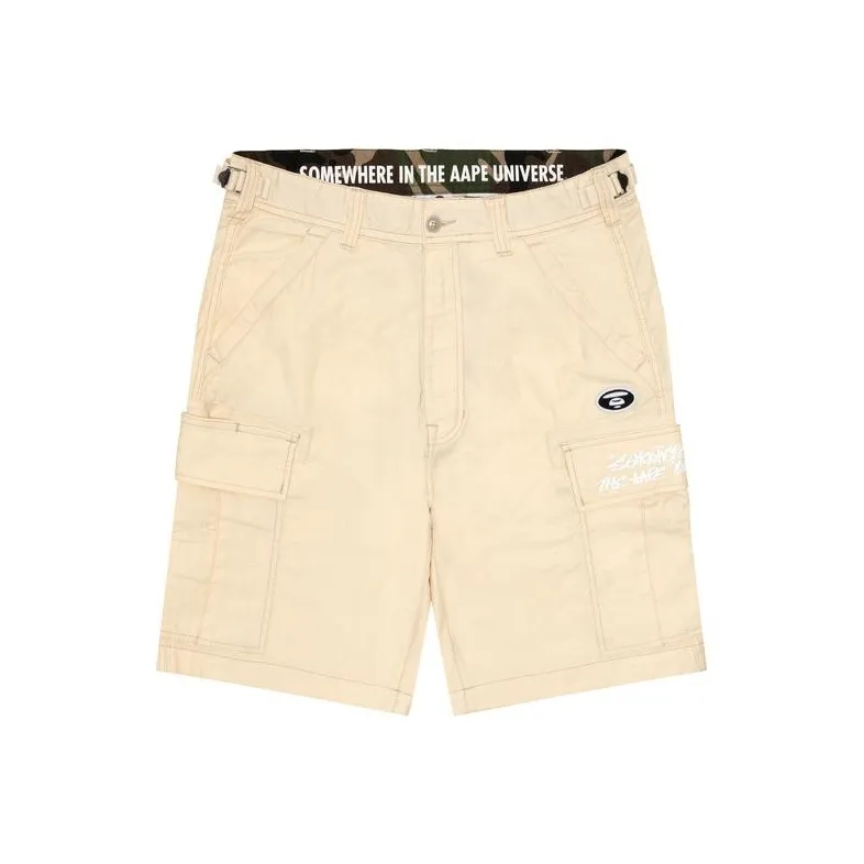 Aape By *A Bathing APE® Logo appliqué Cargo Shorts-2