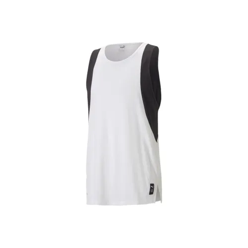 PUMA The Excellence Tank Basketball Jerseys Men's White
