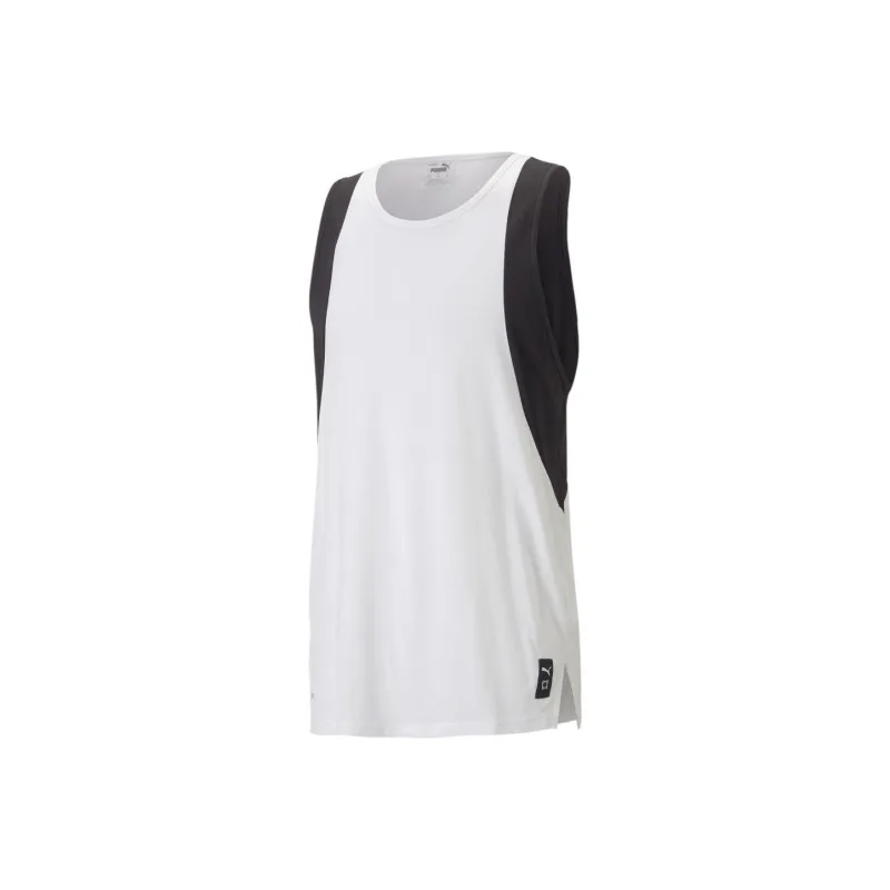 PUMA The Excellence Tank Basketball Jerseys Men's White-0