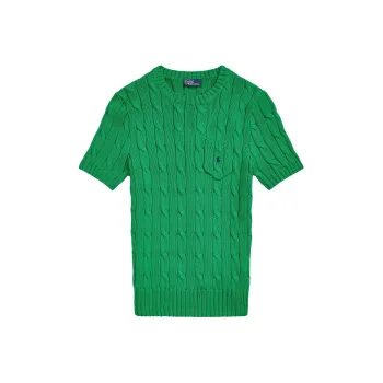 Polo Ralph Lauren Cable knit Short sleeve Minidress