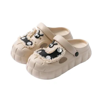 Ailise Home Slippers Grandma Brown/Moon White/Premium Black