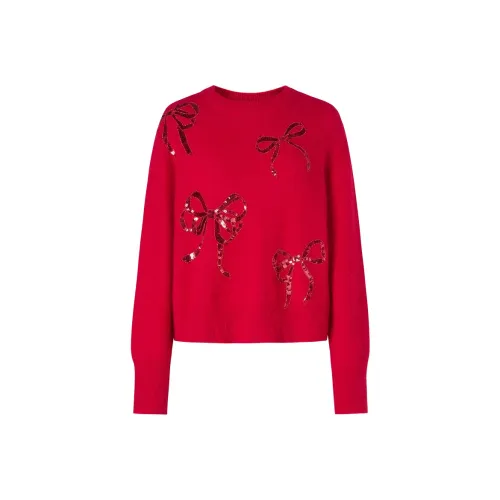 JZ. ANNAKRO aop sweaters Women's Red