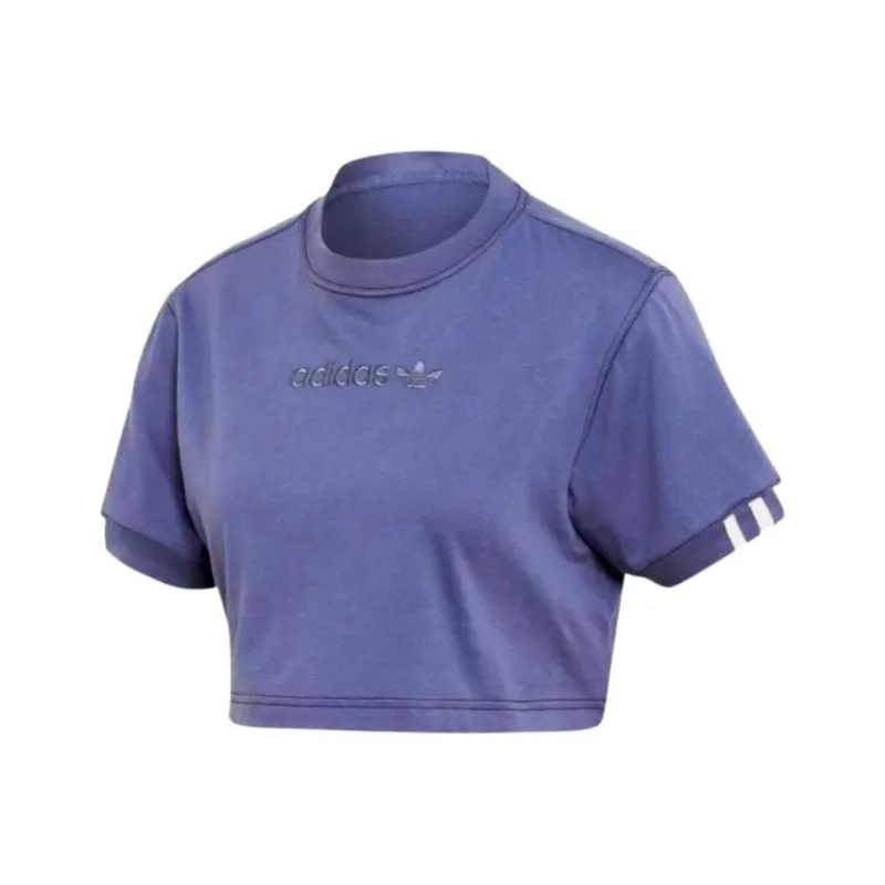 Adidas Originals Coeeze Crop Tops Women's Natural Indigo-0