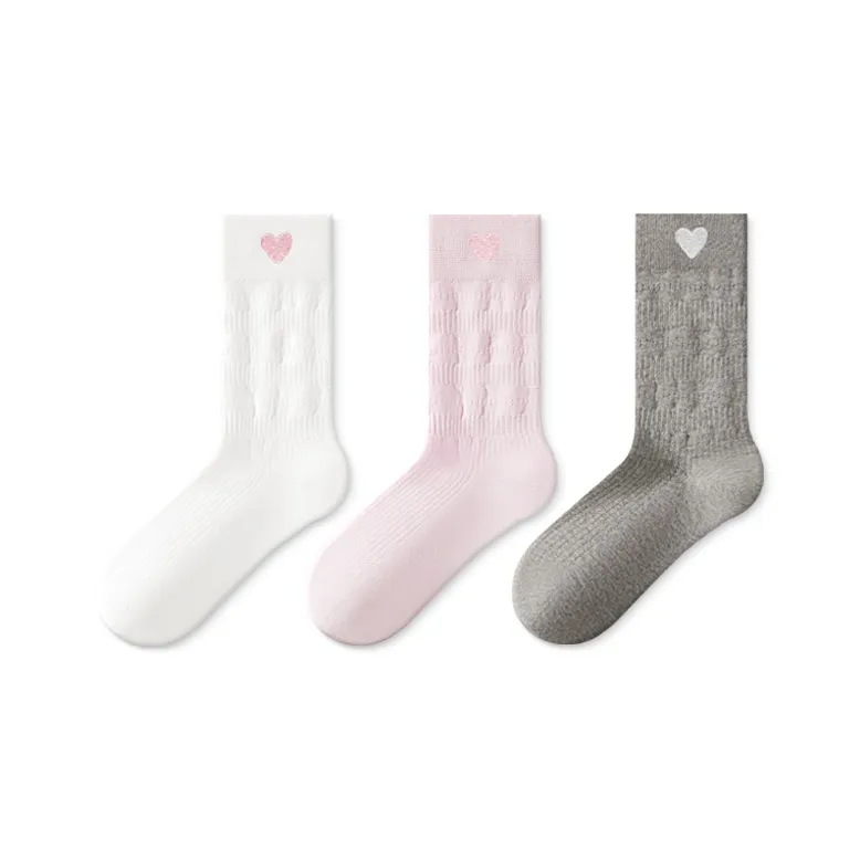 JKN Mid Calf Socks Women's Combo Set-9