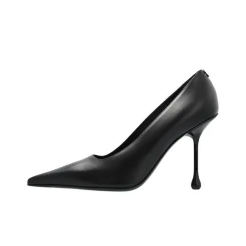Jimmy Choo Ixia Slim Heel High Heels 10.5cm Women's Black
