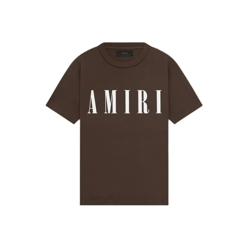 AMIRI Core Logo Slim Fit Tee 'Brown'-0