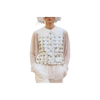 CHANEL 25S Tank Tops Women's White