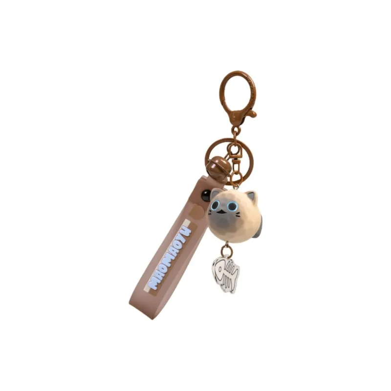 Jinnew PVC+ Alloy Keychains Unisex 3cm Height-13
