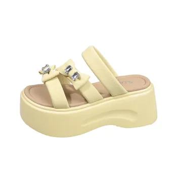 AFJI Rubber Sole Slip Resistant Slide Slippers Women's