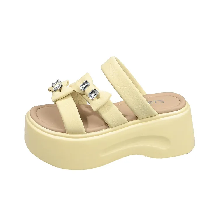 AFJI Rubber Sole Slip Resistant Slide Slippers Women's-0