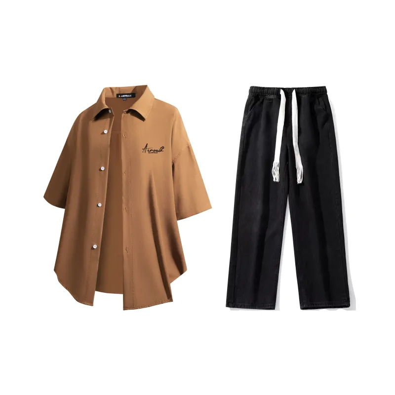 Airwalk Shirt Matching Set Unisex-18