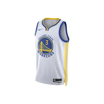 Nike Dri Fit NBA Jersey Association Edition Basketball Jerseys 22 23 Season Golden State Warriors Unisex White