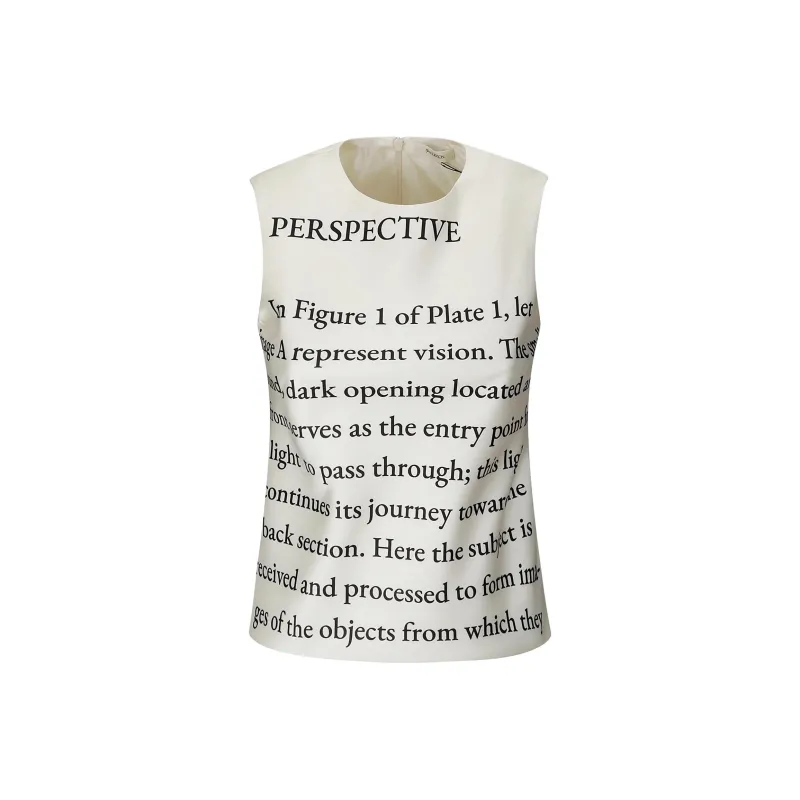 JW Anderson Text print Tank Top-0
