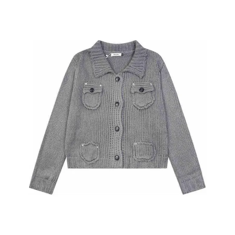 DanerWang Sweaters Women's Gray-0