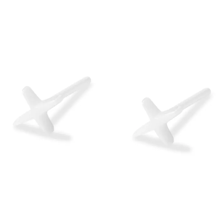 DODOGOGO Ceramic Stud Earrings Unisex-3