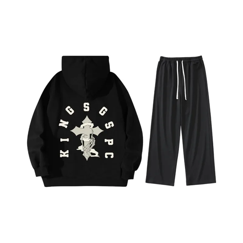 Kingsgspc Sweatshirt Sets Unisex-15