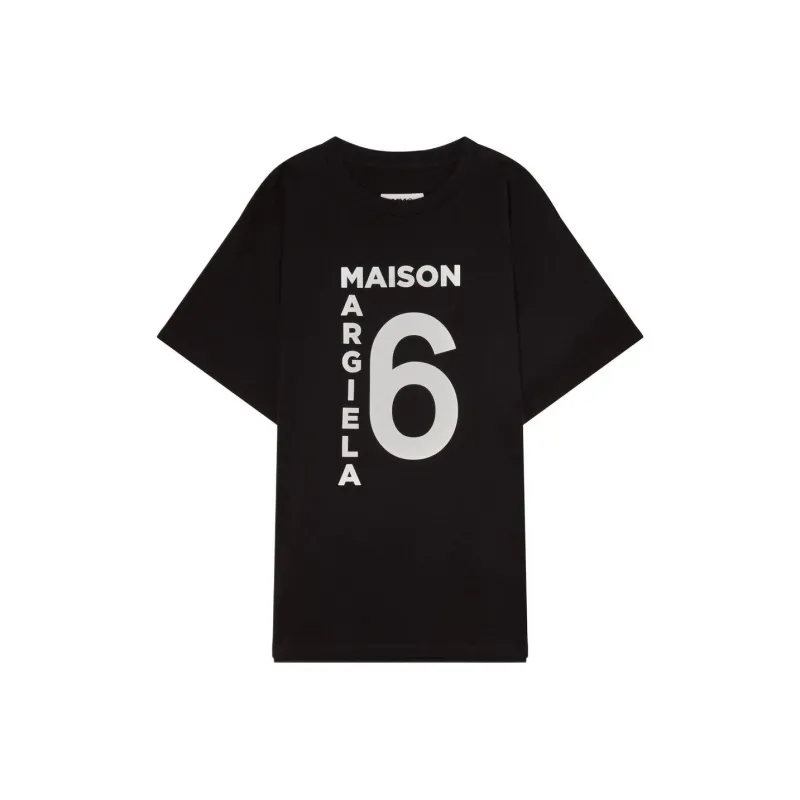 MM6 Maison Margiela T Shirts Women's Black-0