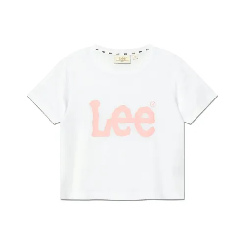 Lee T Shirts Women's Pink White
