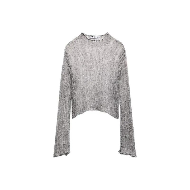ZARA Sweater Women's Pearl Gray-0