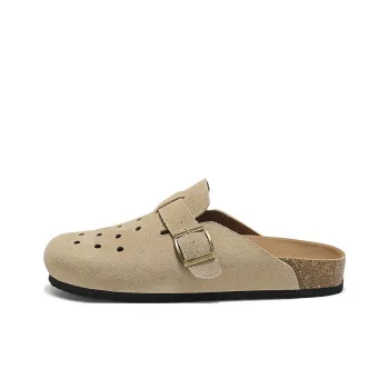AGSDON Cut Out Slip Resistant Closed Toe Slippers Men's