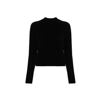 VINCE Mock-neck Cashmere Jumper