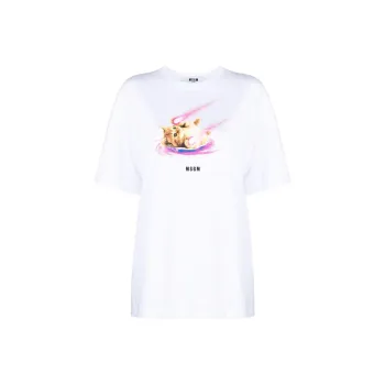 MSGM T Shirts Women's White