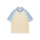 Beige Apricot & Light Blue