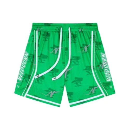 VEIDOORN Casual Shorts Men's Cyber Green