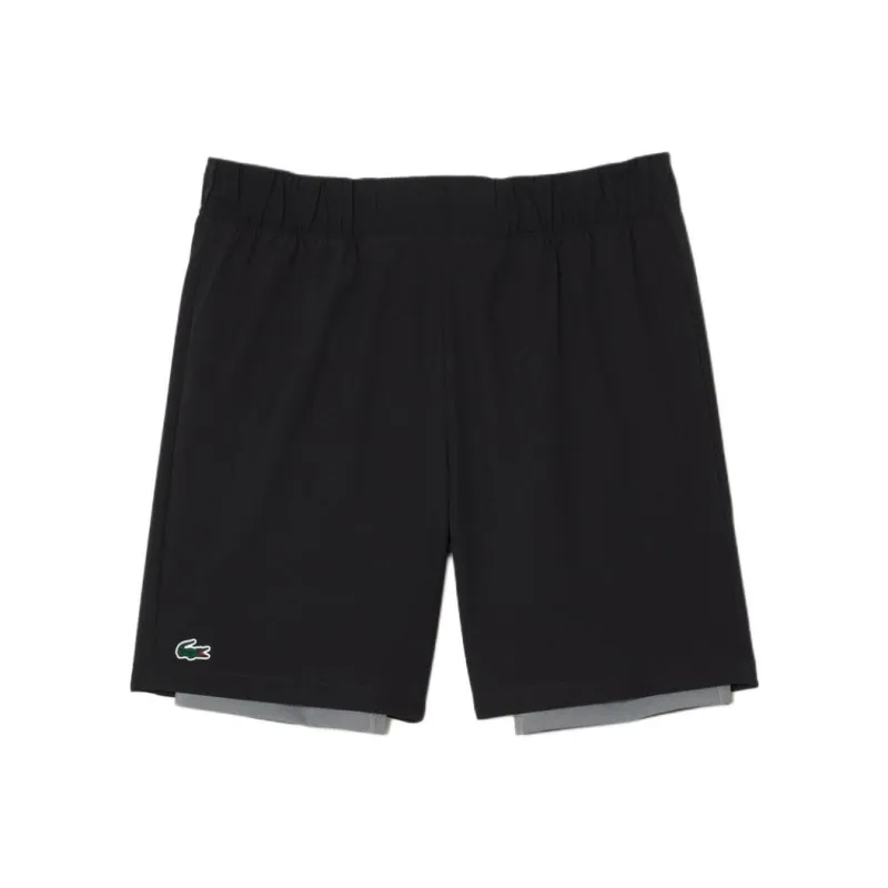 LACOSTE Casual Shorts Men's Black-0