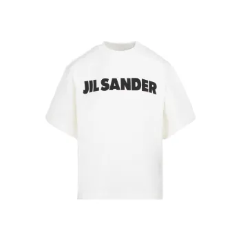 JIL SANDER Logo Printed Crewneck T Shirt