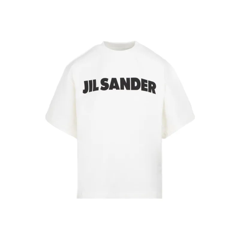 JIL SANDER Logo Printed Crewneck T-Shirt-0