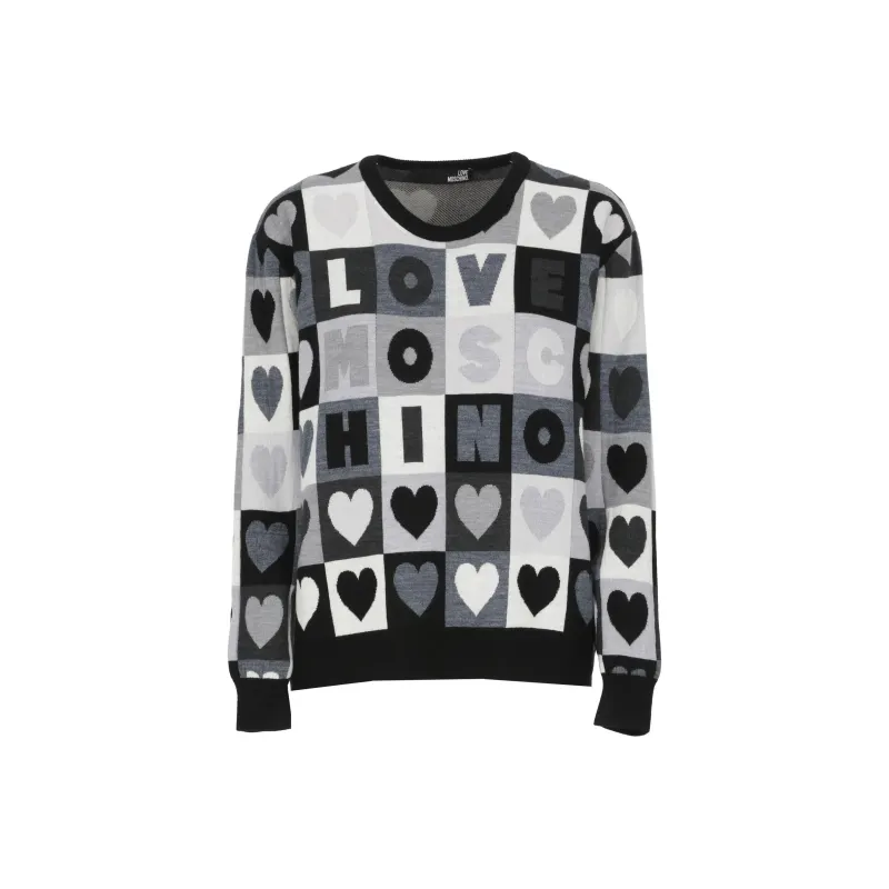 LOVE MOSCHINO FW22 Sweater Women's Gray-0