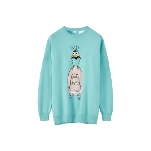 LOEWE Spirited Away SS22 Sweater Women's Turquoise