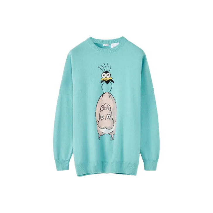 LOEWE Spirited Away SS22 Sweater Women's Turquoise-0