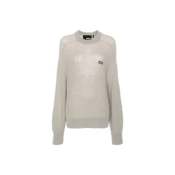 Rotate Logo Tag Crewneck Knitted Jumper