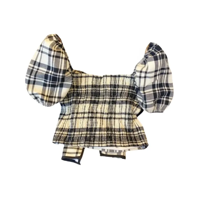 ARIADNAW STUDIO Shirt Women's Black Plaid-1