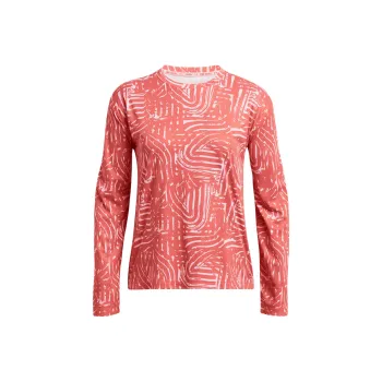Under Armour UA Fish Pro Chill T-Shirt Women's Orange Red