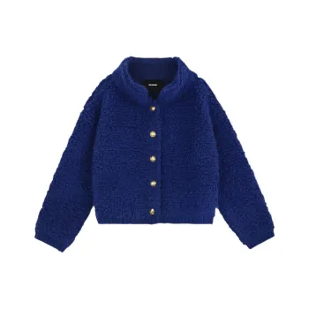 WE11DONE Bouclé Cardigan