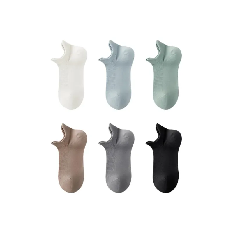 LUYOUYE No Show Socks Men's 6 Pack-5