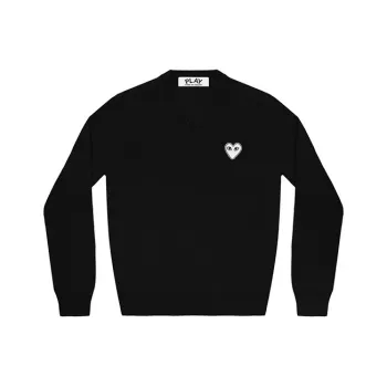 CDG Play Sweaters Women's Black