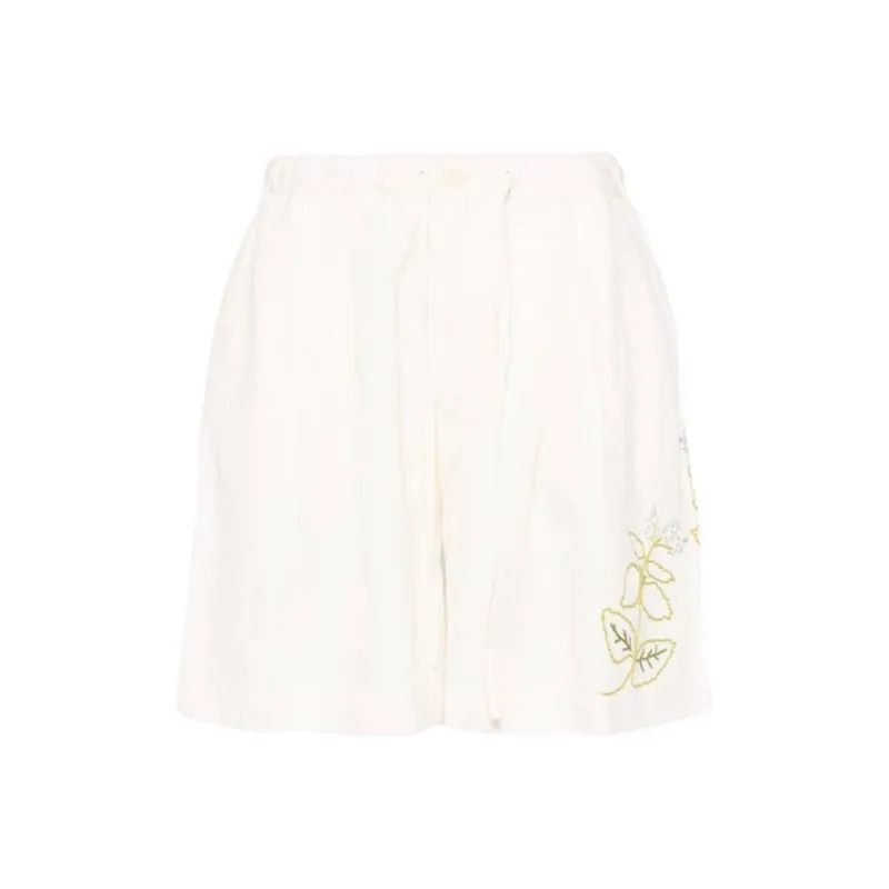 Story Mfg Bridge Floral embroidered Shorts-0