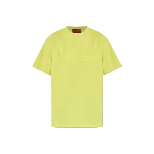 GUCCI T Shirt Women's Yellow Green