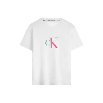 CALVIN KLEIN Regular T Shirt Women's Moon White