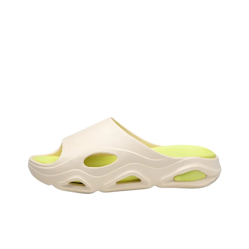 FCMM Slide Slippers Men White Green/Black Orange/Beige Brown-0