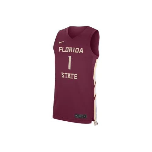 Nike Florida State 2023/24 Road Basketball Jerseys Florida Size 1 Men's Red