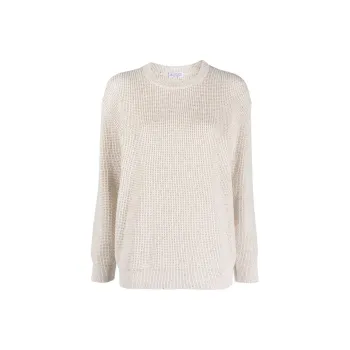 Brunello Cucinelli Chunky Knit Long Sleeved Jumper