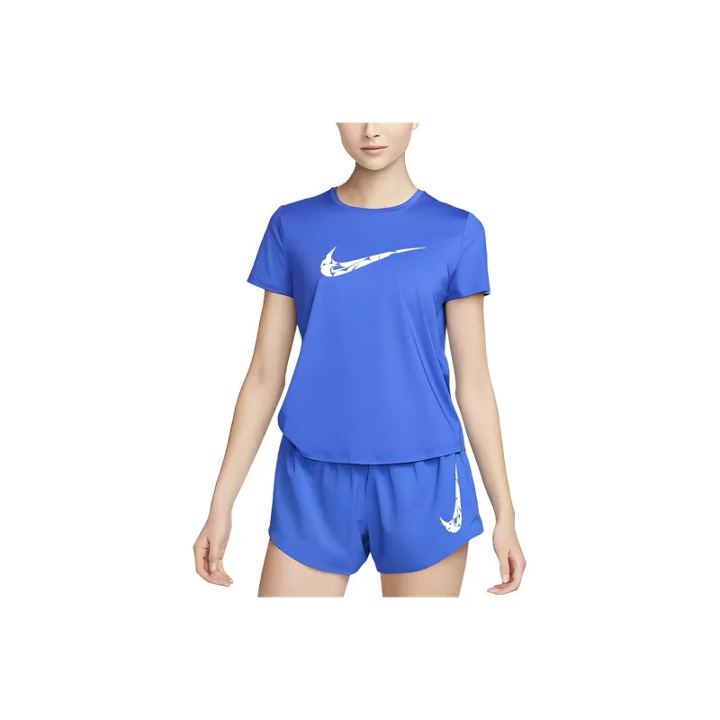 Nike One Swoosh T-Shirt Women's Royal Blue-0